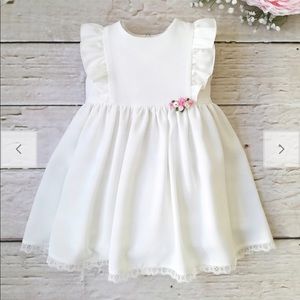 Baby girl baptism, wedding dress
